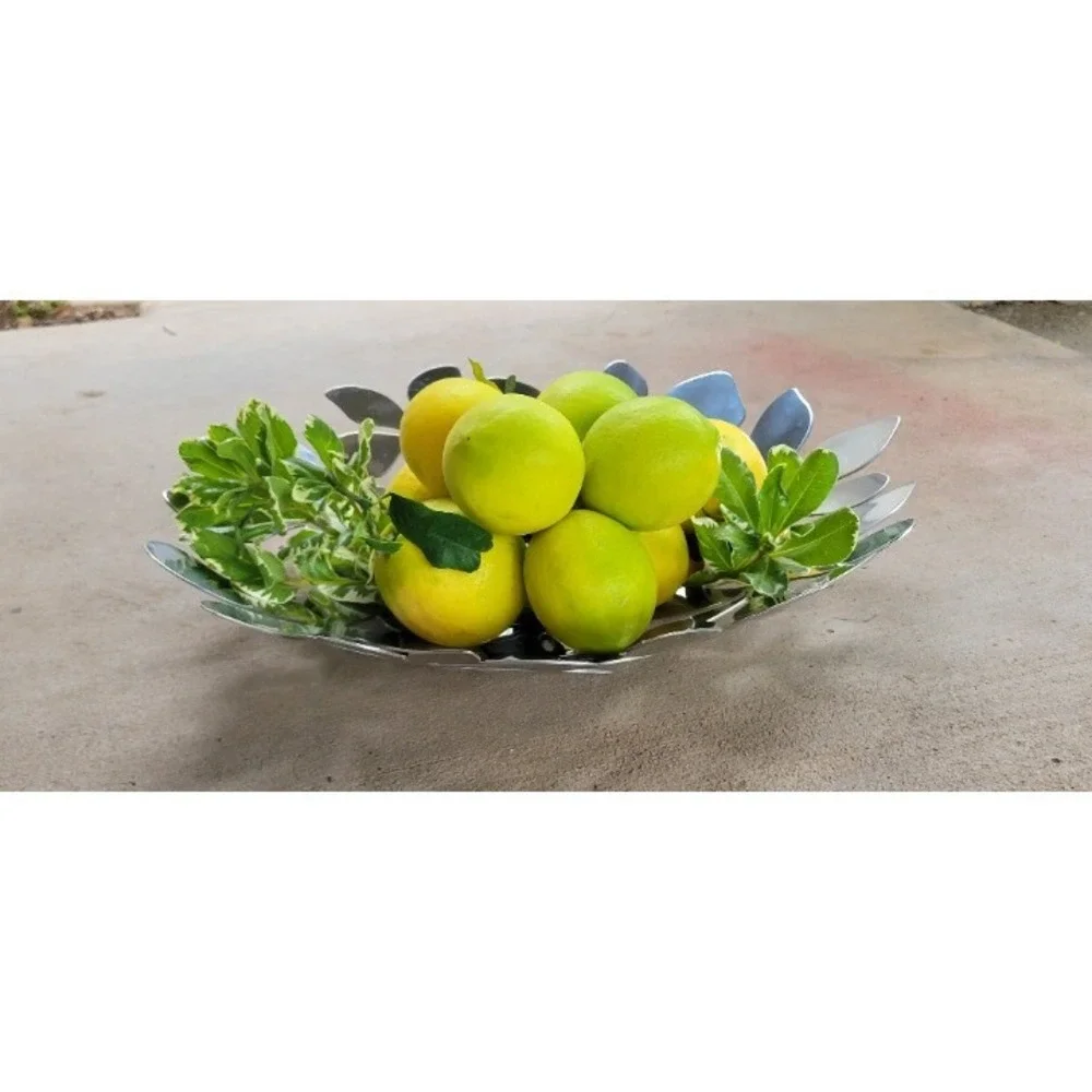 IKEA 'Flower Power' Stainless Fruit Bowl by Monica Mulder